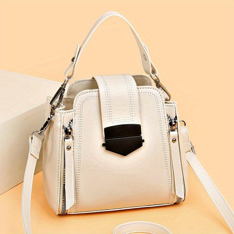 Casual Shoulder Bag Vintage Bag With Detachable Strap