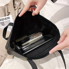 Crocodile Pattern Tote Bag Women's PU Leather Handbag Quilted Shoulder Bag