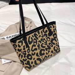 Crocodile Pattern Tote Bag Women's PU Leather Handbag Quilted Shoulder Bag