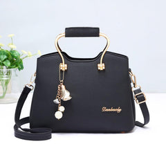 Classic Style PU Leather Satchel Purse Crossbody Bag