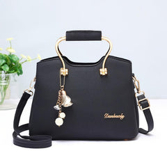 Classic Style PU Leather Satchel Purse Crossbody Bag