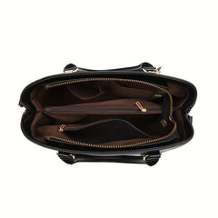 Tote Satchel Bag Sets Solid Handbags All Match Classic Bags For Work