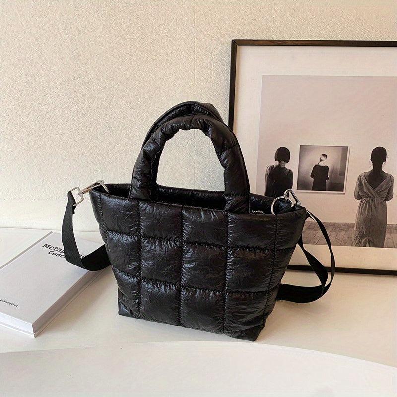 Minimalist Puffer Quilted Bag Crossbody Handbag
