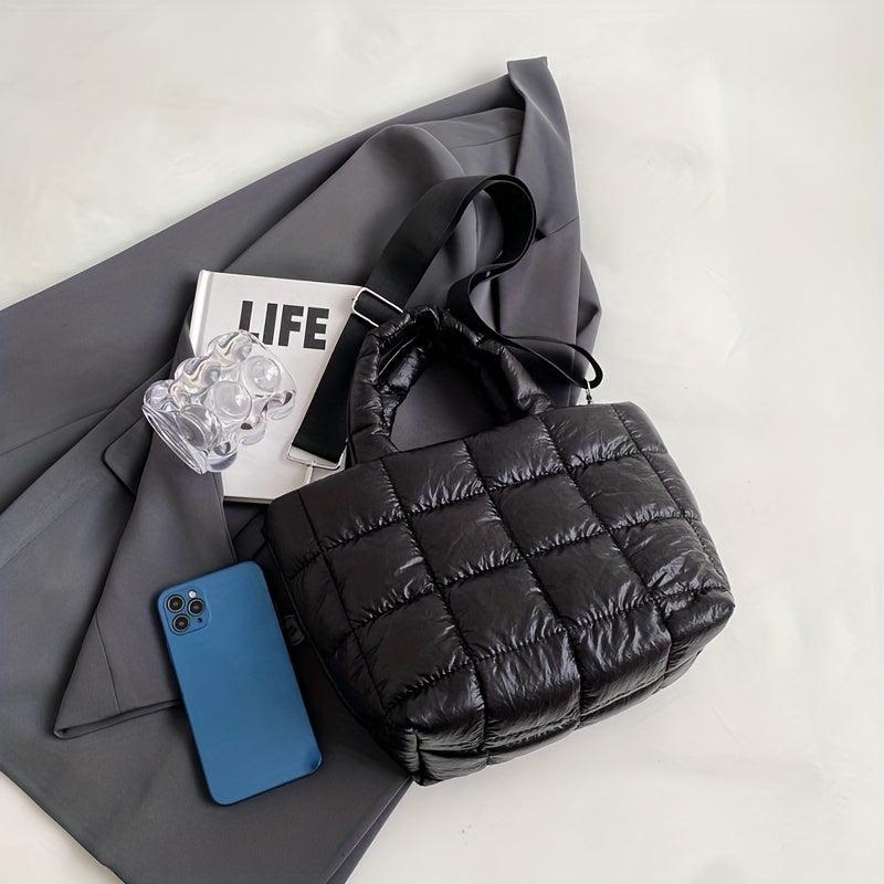 Minimalist Puffer Quilted Bag Crossbody Handbag