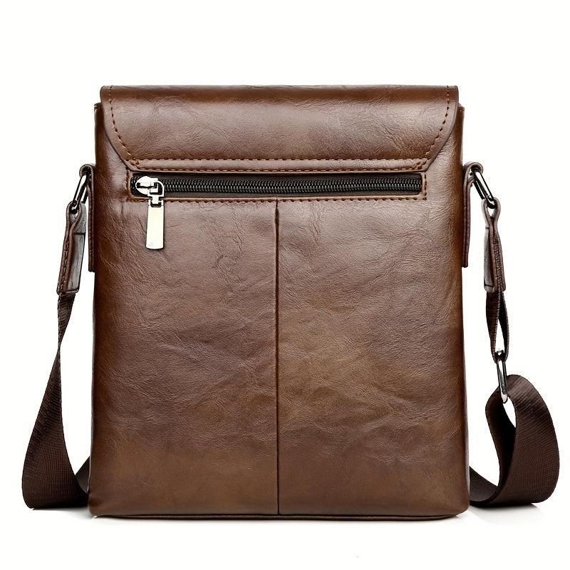 Vintage Square Shoulder Bag Solid Crossbody Bag All Match Bag