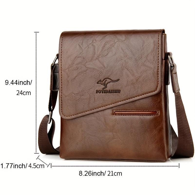 Vintage Square Shoulder Bag Solid Crossbody Bag All Match Bag