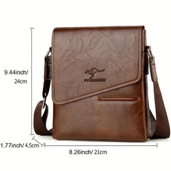 Vintage Square Shoulder Bag Solid Crossbody Bag All Match Bag