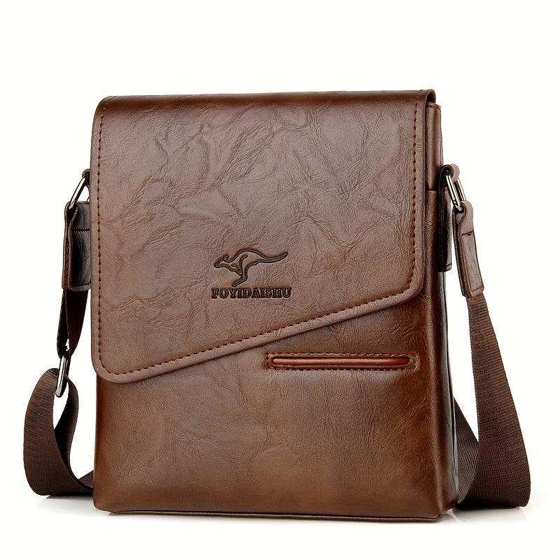 Vintage Square Shoulder Bag Solid Crossbody Bag All Match Bag