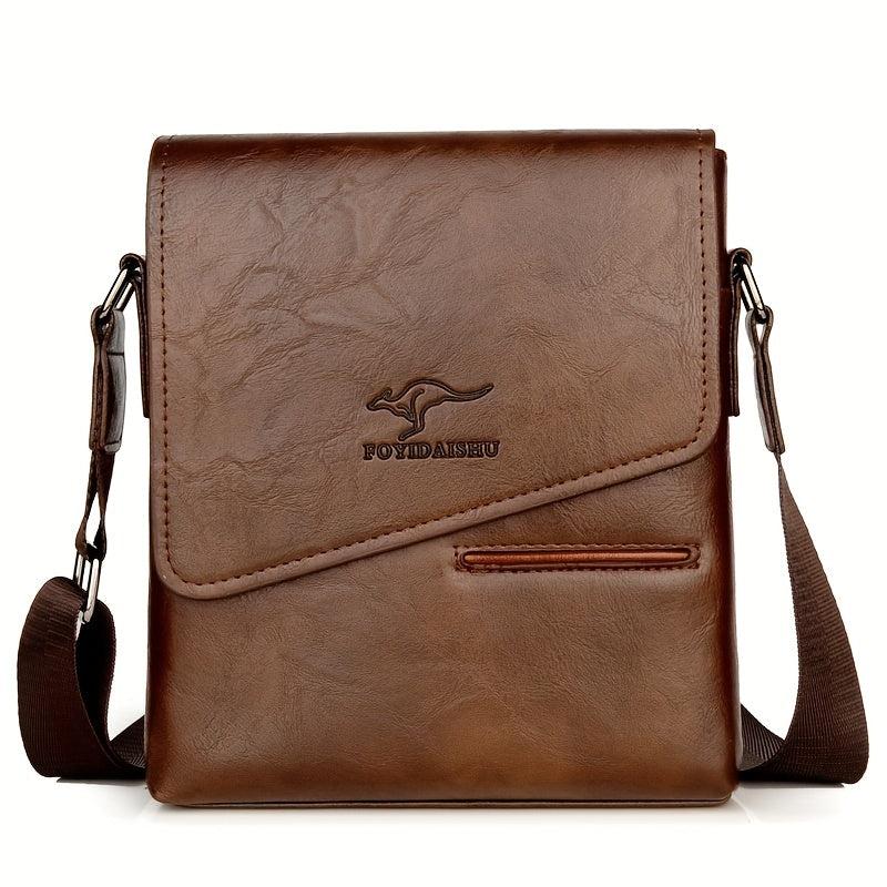 Vintage Square Shoulder Bag Solid Crossbody Bag All Match Bag