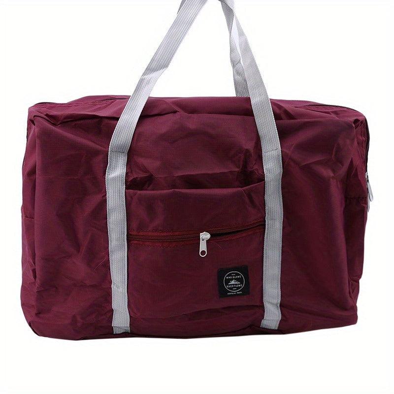 Large Capacity Carry on Tote Nylon Lightweight Luggage Weekender Bag