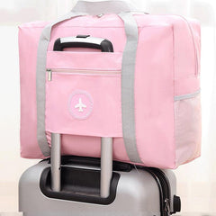 Portable Travel Storage Bag Lightweight Foldable Zipper Luggage Bag