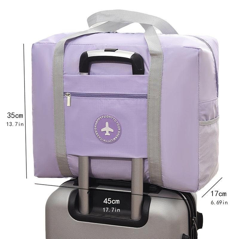 Portable Travel Storage Bag Lightweight Foldable Zipper Luggage Bag