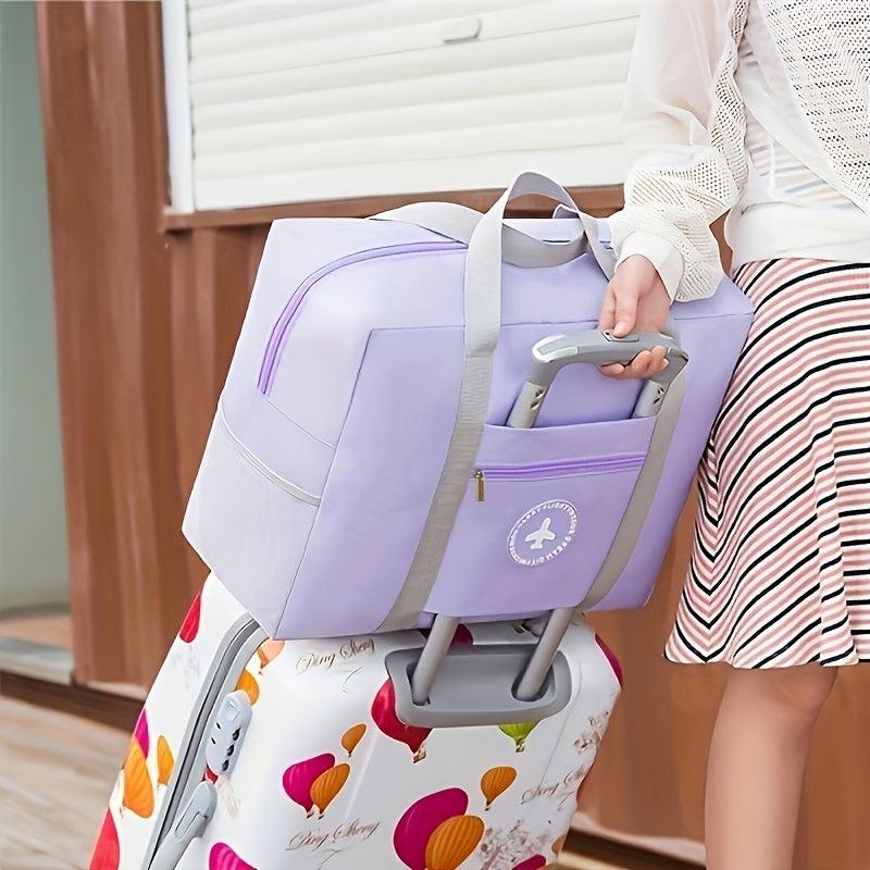 Portable Travel Storage Bag Lightweight Foldable Zipper Luggage Bag