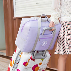 Portable Travel Storage Bag Lightweight Foldable Zipper Luggage Bag