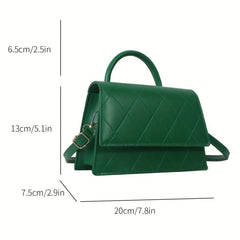 Argyle Quilted Crossbody Bag for Women
