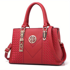 Embroidery Detail Crossbody Bag Satchel Purse