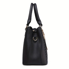Embroidery Detail Crossbody Bag Satchel Purse