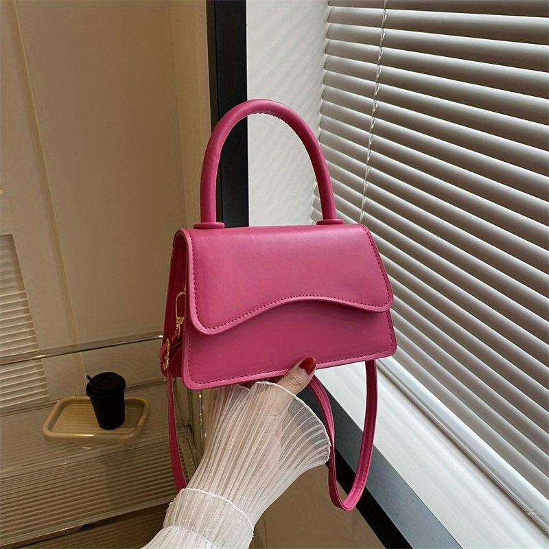 Minimalist Niche Shoulder Bag Solid Satchel Bag All Match Flap Bag For Women