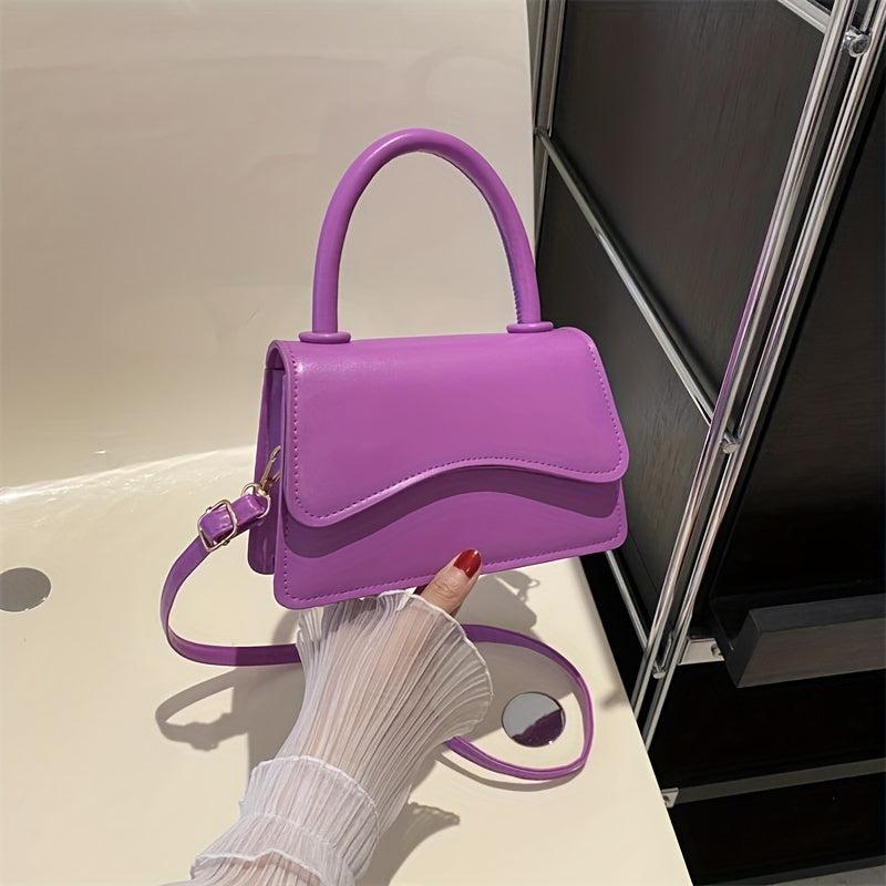 Minimalist Niche Shoulder Bag Solid Satchel Bag All Match Flap Bag For Women