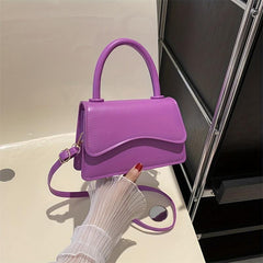Minimalist Niche Shoulder Bag Solid Satchel Bag All Match Flap Bag For Women