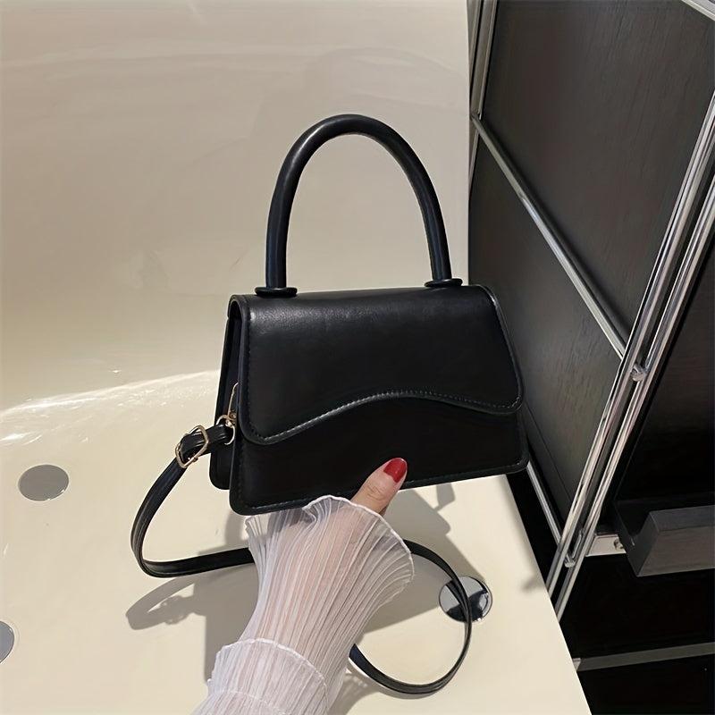 Minimalist Niche Shoulder Bag Solid Satchel Bag All Match Flap Bag For Women