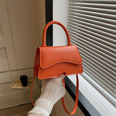 Minimalist Niche Shoulder Bag Solid Satchel Bag All Match Flap Bag For Women