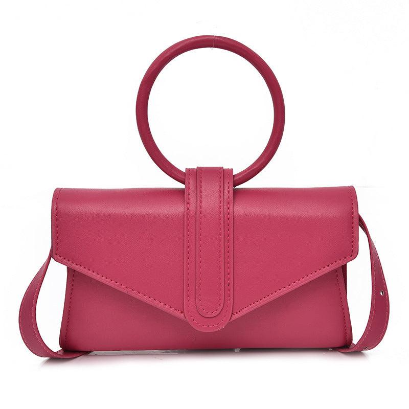 Round Top Handle Crossbody Bag for Women