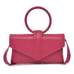 Round Top Handle Crossbody Bag for Women