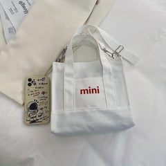 Canvas Shoulder Messenger Bag Lunch Bag for Women