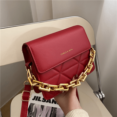 Argyle Quilted Crossbody Bag Chain Handbag Women's Shoulder Bag