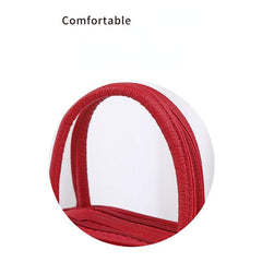 Minimalist Solid Boston Satchel Bag Zipper Handbag