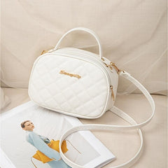 Argyle Letter Tote Bag Messenger Small Shoulder Bag