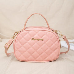 Argyle Letter Tote Bag Messenger Small Shoulder Bag