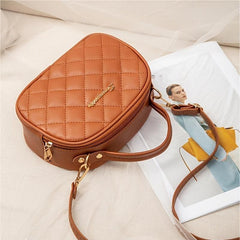 Argyle Letter Tote Bag Messenger Small Shoulder Bag