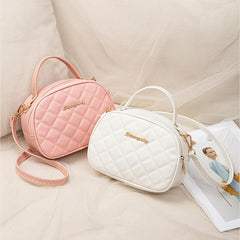 Argyle Letter Tote Bag Messenger Small Shoulder Bag
