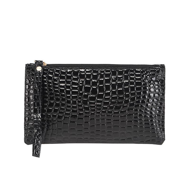 Stone Embossed Clutch Bag Square Handbag Women's Coin Purse