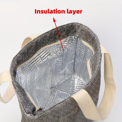 Insulation Bag Travel Picnic Lunch Box Waterproof Leakproof Tote Bag