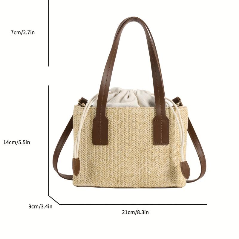 Boho Style Woven Beach Bag for Women