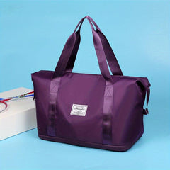 Portable Travel Gym Bag Large Capacity Duffle Solid Yoga Handbag