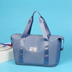 Portable Travel Gym Bag Large Capacity Duffle Solid Yoga Handbag