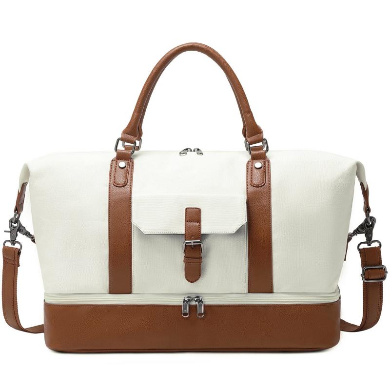 Large Capacity Travel Storage Handbag w/ Zipper & Strap