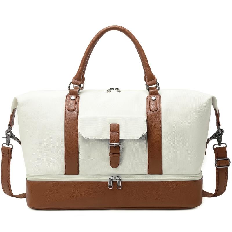 Large Capacity Travel Storage Handbag w/ Zipper & Strap
