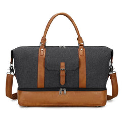 Large Capacity Travel Storage Handbag w/ Zipper & Strap