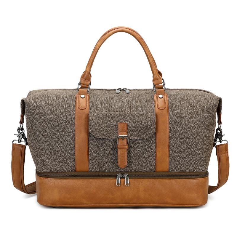 Large Capacity Travel Storage Handbag w/ Zipper & Strap