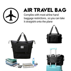 Portable Travel Tote Bag Big Capacity Weekender Bag Sports Gym Yoga Bag