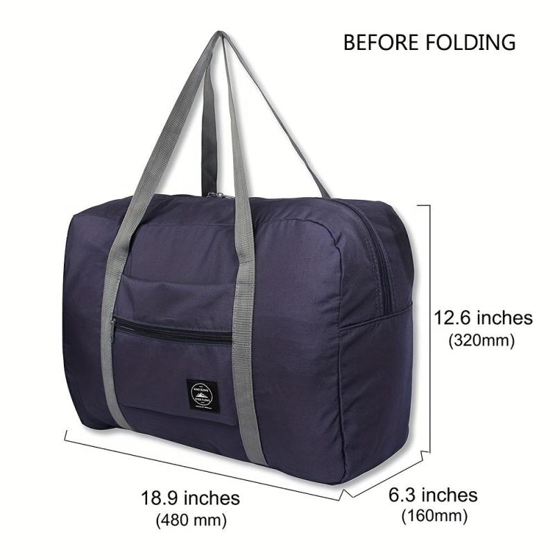 Large Capacity Foldable Travel Duffle Bag Lightweight Sports Gym Bag