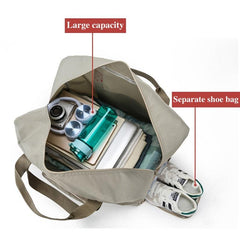 Travel Storage Bag Zipper Duffel Bag Large Weekender Overnight Bag