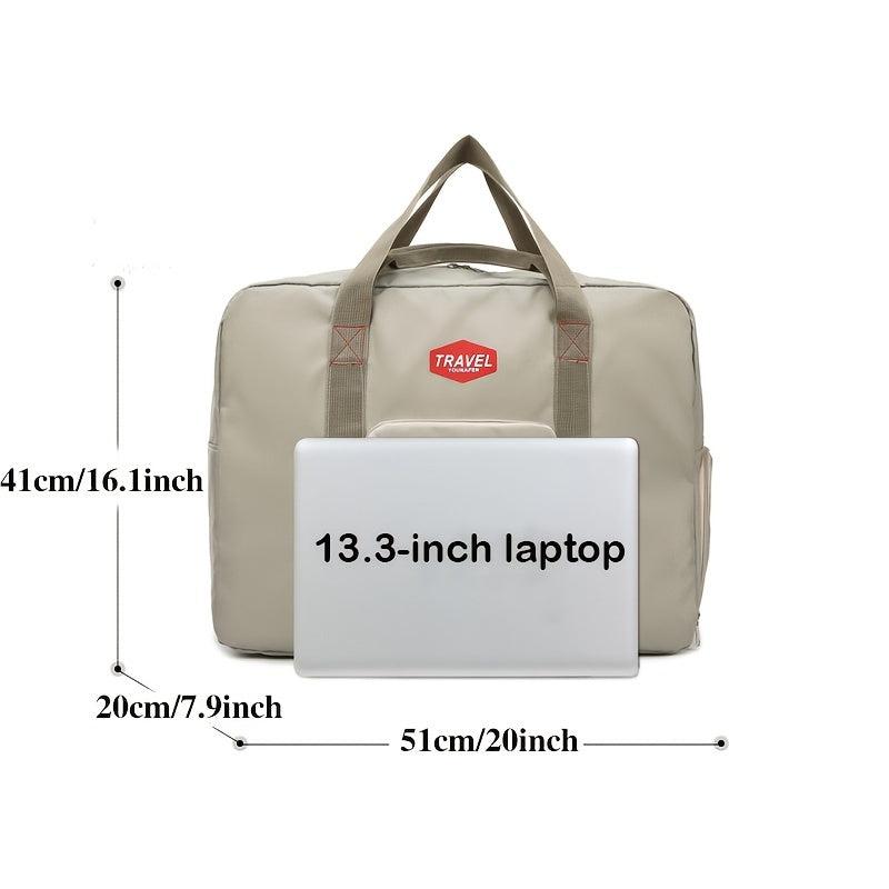 Travel Storage Bag Zipper Duffel Bag Large Weekender Overnight Bag