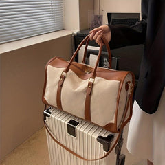 Vintage Travel Duffle Bag Large Capacity Sports Fitness Bag