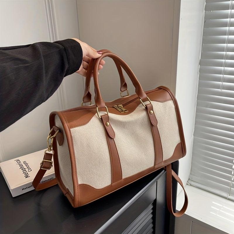Vintage Travel Duffle Bag Large Capacity Sports Fitness Bag